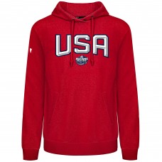 Толстовка USA Levelwear 2025 4 Nations Face-Off Pulsar - Red