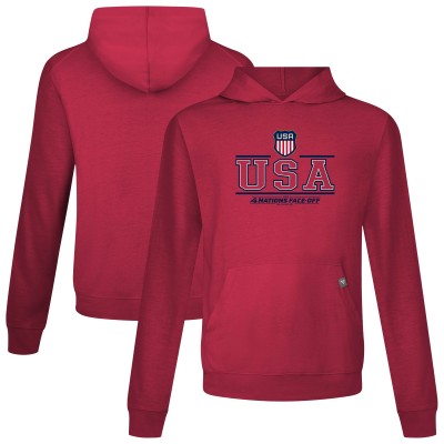 Толстовка с капюшоном USA Levelwear 2025 4 Nations Face-Off Relay - White