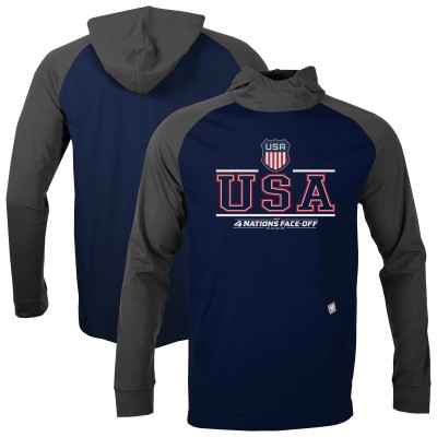 Толстовка USA Levelwear 2025 4 Nations Face-Off Uproar - Navy