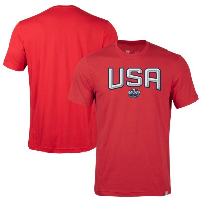 Толстовка USA Levelwear 2025 4 Nations Face-Off Thrive - Red