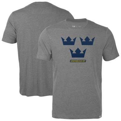 Толстовка Sweden Levelwear 2025 4 Nations Face-Off Thrive - Gray