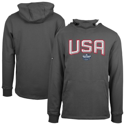 Толстовка USA Levelwear 2025 4 Nations Face-Off Shift - Charcoal