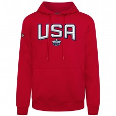 Толстовка USA Levelwear 2025 4 Nations Face-Off Podium - Red
