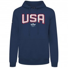 Толстовка USA Levelwear 2025 4 Nations Face-Off Podium - Navy