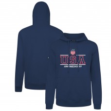 Толстовка USA Levelwear 2025 4 Nations Face-Off Podium - Navy
