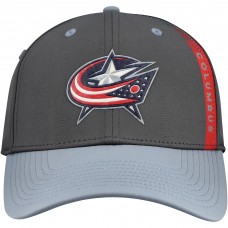 Бейсболка Columbus Blue Jackets Fanatics Charcoal/Gray Authentic Pro Training Camp