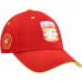 Calgary Flames Fanatics Red Authentic Pro Draft Stretch-Fit Hat