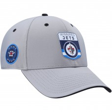 Бейсболка Winnipeg Jets Fanatics Gray Authentic Pro Home Ice Stretch