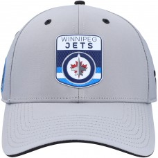 Бейсболка Winnipeg Jets Fanatics Gray Authentic Pro Home Ice Stretch