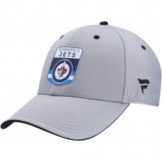 Бейсболка Winnipeg Jets Fanatics Gray Authentic Pro Home Ice Stretch