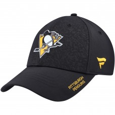 Pittsburgh Penguins Fanatics Black Authentic Pro Rink Stretch Fit Hat