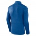 Winnipeg Jets Fanatics Heather Blue Authentic Pro Lightweight Quarter-Zip Pullover