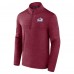 Colorado Avalanche Fanatics Heather Burgundy Authentic Pro Lightweight Quarter-Zip Pullover