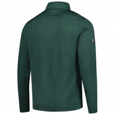 Minnesota Wild Fanatics Heather Green Authentic Pro Lightweight Quarter-Zip Pullover