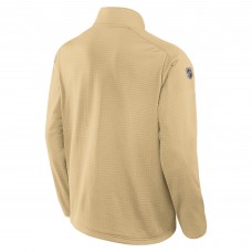 Кофта на короткой молнии Vegas Golden Knights Fanatics Gold Authentic Pro Rink