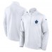 Кофта на короткой молнии Toronto Maple Leafs Fanatics White Authentic Pro Rink