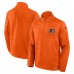 Кофта на короткой молнии Philadelphia Flyers Fanatics Orange Authentic Pro Rink