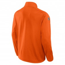 Кофта на короткой молнии Philadelphia Flyers Fanatics Orange Authentic Pro Rink