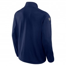 Кофта на короткой молнии Winnipeg Jets Fanatics Navy Authentic Pro Rink
