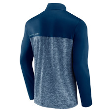 Seattle Kraken Fanatics Deep Sea Blue Iconic Defender Quarter-Zip Jacket