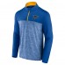 St. Louis Blues Fanatics Blue Iconic Defender Quarter-Zip Jacket