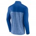 St. Louis Blues Fanatics Blue Iconic Defender Quarter-Zip Jacket