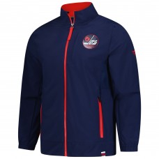 Кофта на молнии Winnipeg Jets Fanatics Navy Woven Rink