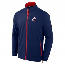 Кофта на молнии Colorado Avalanche Fanatics Navy Woven Rink Кофта на молнии Colorado Avalanche Fanatics Navy Woven Rink