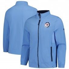 Кофта на молнии Winnipeg Jets Fanatics Light Blue Anniversary Coaches