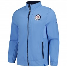 Кофта на молнии Winnipeg Jets Fanatics Light Blue Anniversary Coaches