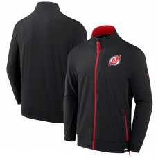 Кофта на молнии New Jersey Devils Fanatics Black Authentic Pro Rink Coaches