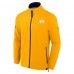 Nashville Predators Fanatics Gold Authentic Pro Rink Coaches Full-Zip Jacket