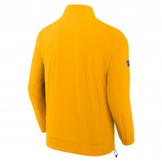 Nashville Predators Fanatics Gold Authentic Pro Rink Coaches Full-Zip Jacket