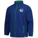 Vancouver Canucks Fanatics Blue Authentic Pro Rink Coaches Full-Zip Jacket