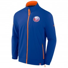 New York Islanders Fanatics Royal Authentic Pro Rink Coaches Full-Zip Jacket