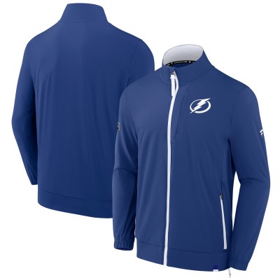 Кофта на молнии Tampa Bay Lightning Fanatics Blue Authentic Pro Rink Coaches