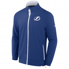 Кофта на молнии Tampa Bay Lightning Fanatics Blue Authentic Pro Rink Coaches