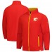 Calgary Flames Fanatics Red Authentic Pro Rink Coaches Full-Zip Jacket