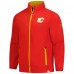 Calgary Flames Fanatics Red Authentic Pro Rink Coaches Full-Zip Jacket