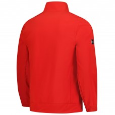 Calgary Flames Fanatics Red Authentic Pro Rink Coaches Full-Zip Jacket