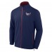 Кофта на молнии Washington Capitals Fanatics Navy Authentic Pro Rink Coaches
