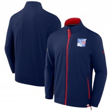 New York Rangers Fanatics Navy Authentic Pro Rink Coaches Full-Zip Jacket New York Rangers Fanatics Navy Authentic Pro Rink Coaches Full-Zip Jacket