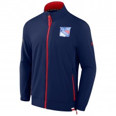 New York Rangers Fanatics Navy Authentic Pro Rink Coaches Full-Zip Jacket New York Rangers Fanatics Navy Authentic Pro Rink Coaches Full-Zip Jacket