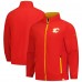 Calgary Flames Fanatics Red Authentic Pro Full-Zip Coaches Jacket