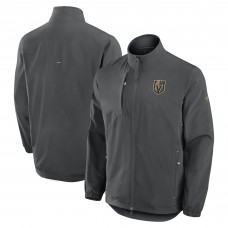 Кофта на молнии Vegas Golden Knights Fanatics Charcoal Authentic Pro Rink Coaches