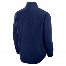 Columbus Blue Jackets Fanatics Navy Authentic Pro Rink Coaches Full-Zip Jacket