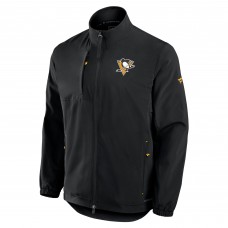 Кофта на молнии Pittsburgh Penguins Fanatics Black Authentic Pro Rink Coaches
