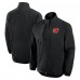 Calgary Flames Fanatics Black Authentic Pro Rink Coaches Full-Zip Jacket