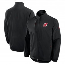 Кофта на молнии New Jersey Devils Fanatics Black Authentic Pro Rink Coaches
