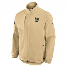 Кофта на молнии Vegas Golden Knights Fanatics Gold Authentic Pro Coach